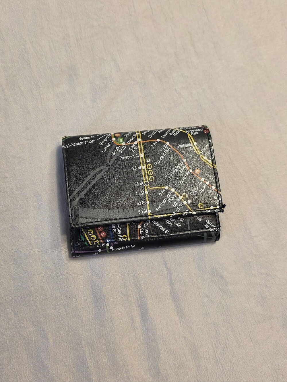 New York City Subway MTA Transit Map Wallet